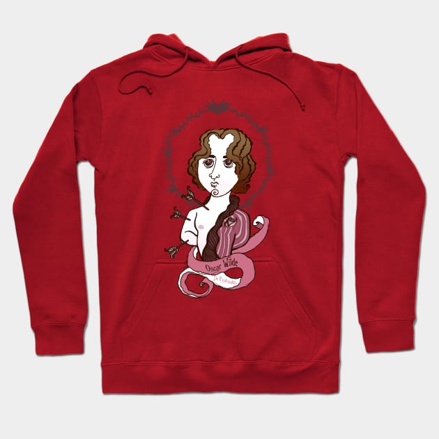 Oscar Wilde Hoodie by lanznaster